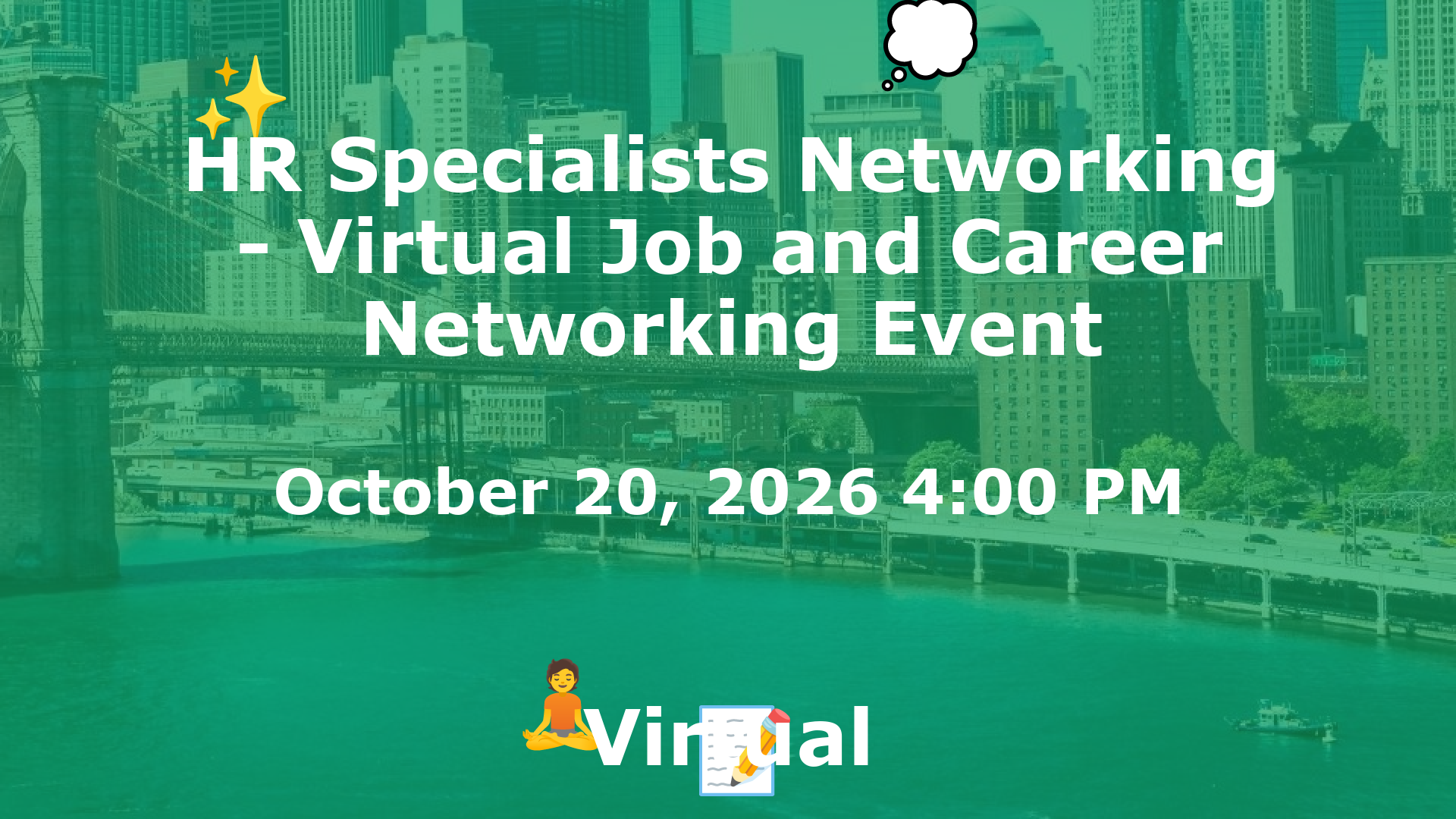 HR Specialists Networking - Virtual Job and Career Networking Event event image